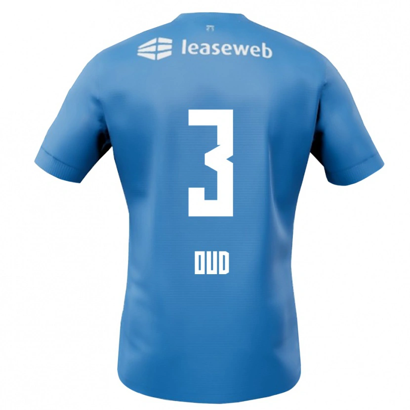 Danxen Herren Joeri Oud #3 Blau Weiß Auswärtstrikot Trikot 2025/26 T-Shirt Österreich