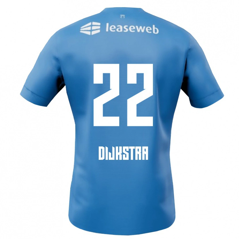 Danxen Herren Elijah Dijkstra #22 Blau Weiß Auswärtstrikot Trikot 2025/26 T-Shirt Österreich