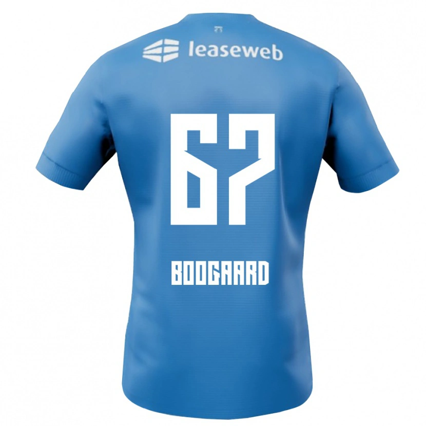 Danxen Herren Kasper Boogaard #67 Blau Weiß Auswärtstrikot Trikot 2025/26 T-Shirt Österreich