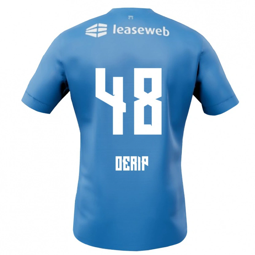 Danxen Herren Julian Oerip #48 Blau Weiß Auswärtstrikot Trikot 2025/26 T-Shirt Österreich