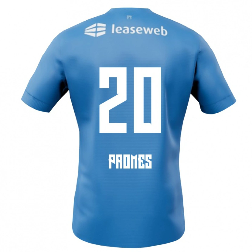 Danxen Herren Valentino Promes #20 Blau Weiß Auswärtstrikot Trikot 2025/26 T-Shirt Österreich