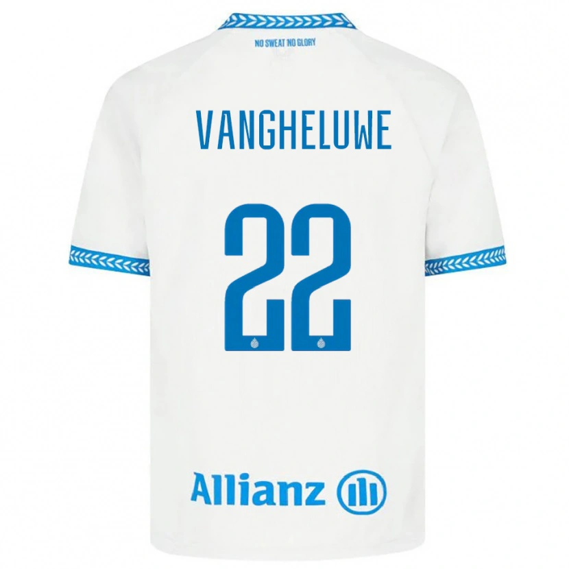 Danxen Herren Jody Vangheluwe #22 Blau Weiß Auswärtstrikot Trikot 2025/26 T-Shirt Österreich