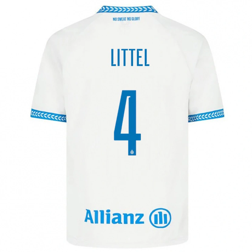 Danxen Herren Amy Littel #4 Blau Weiß Auswärtstrikot Trikot 2025/26 T-Shirt Österreich