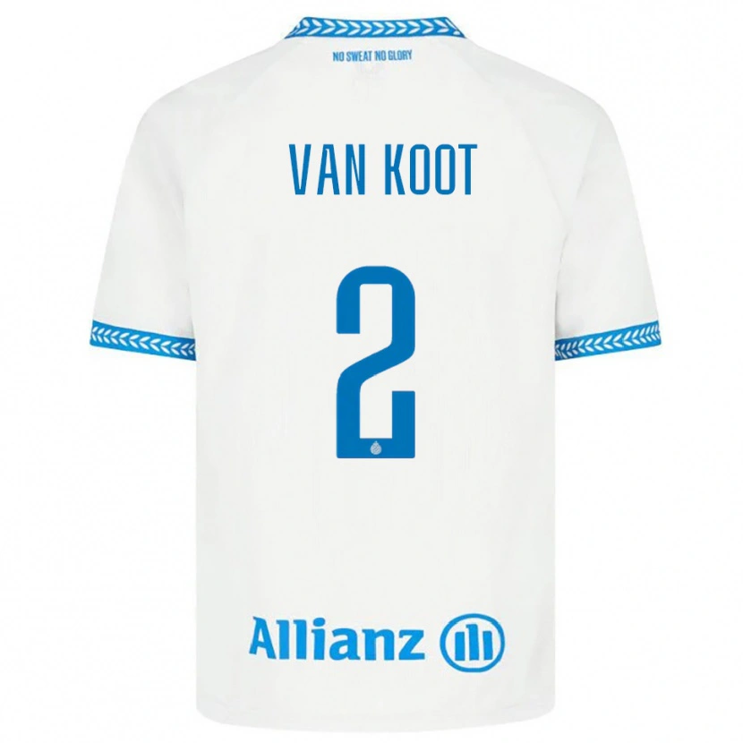 Danxen Herren Moïsa Van Koot #2 Blau Weiß Auswärtstrikot Trikot 2025/26 T-Shirt Österreich