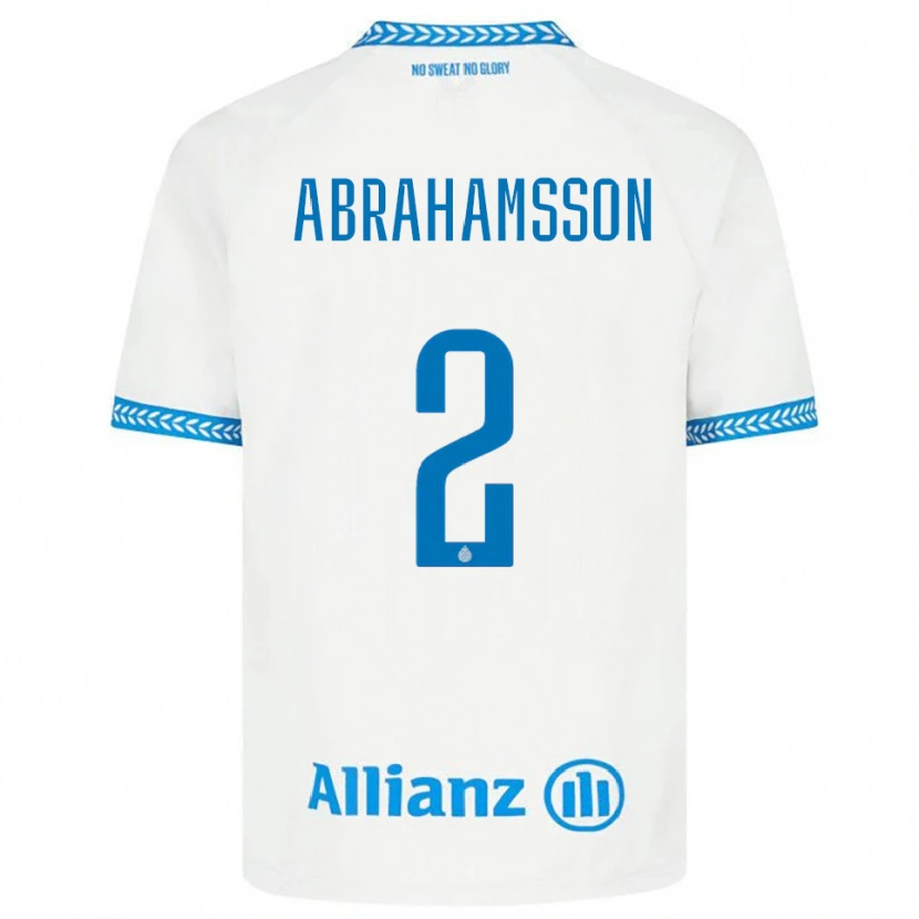 Danxen Herren Sejde Abrahamsson #2 Blau Weiß Auswärtstrikot Trikot 2025/26 T-Shirt Österreich
