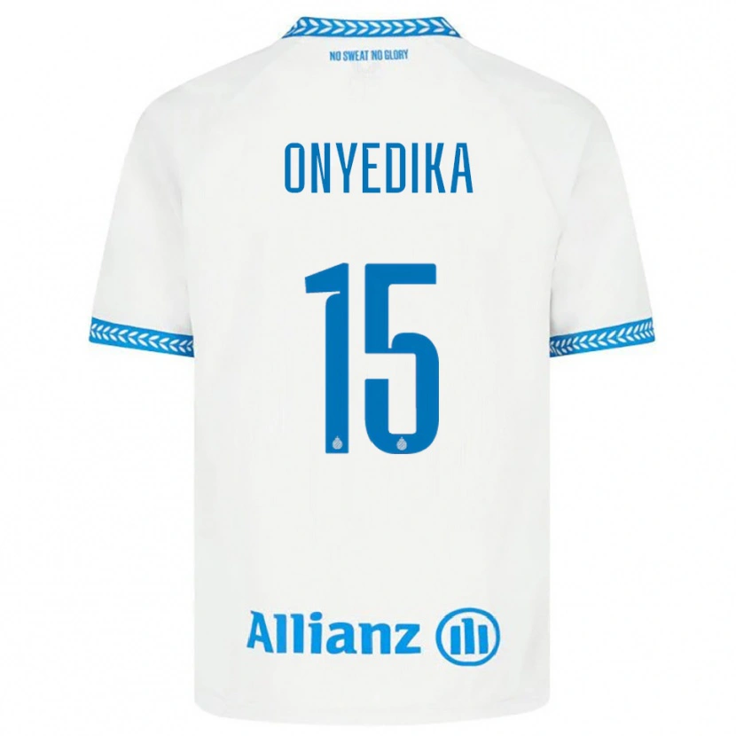 Danxen Herren Raphael Onyedika #15 Blau Weiß Auswärtstrikot Trikot 2025/26 T-Shirt Österreich
