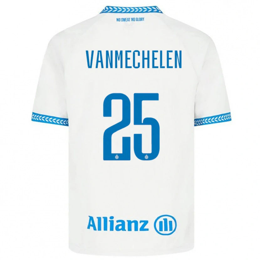 Danxen Herren Davinia Vanmechelen #25 Blau Weiß Auswärtstrikot Trikot 2025/26 T-Shirt Österreich