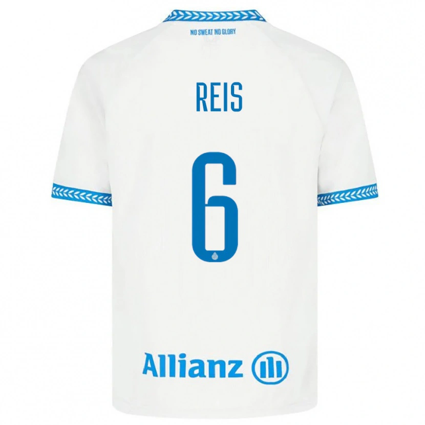 Danxen Herren Ludovit Reis #6 Blau Weiß Auswärtstrikot Trikot 2025/26 T-Shirt Österreich