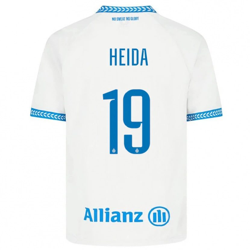 Danxen Herren Jade Heida #19 Blau Weiß Auswärtstrikot Trikot 2025/26 T-Shirt Österreich