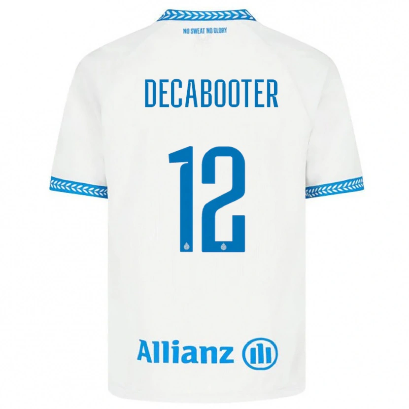Danxen Herren Marith Decabooter #12 Blau Weiß Auswärtstrikot Trikot 2025/26 T-Shirt Österreich
