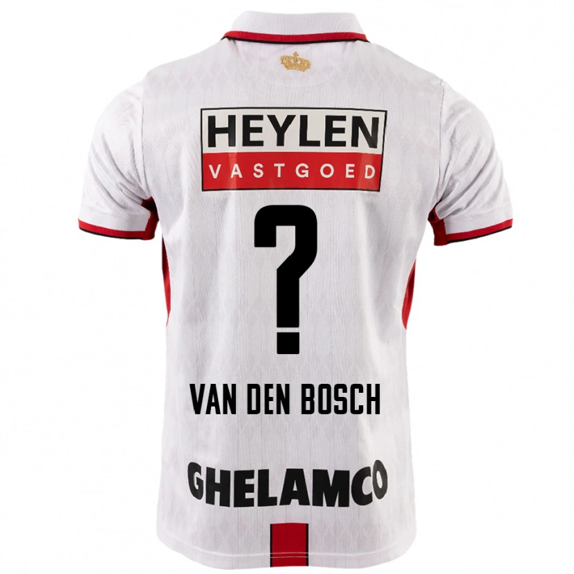 Danxen Herren Cisse Van Den Bosch #0 Weiß Rot Auswärtstrikot Trikot 2025/26 T-Shirt Österreich