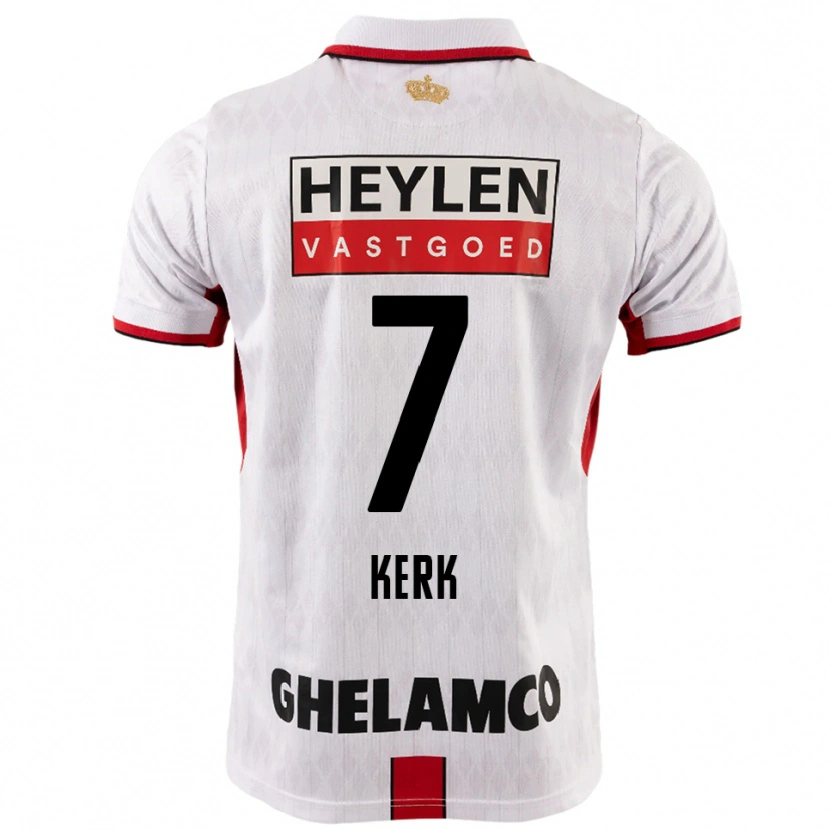 Danxen Herren Gyrano Kerk #7 Weiß Rot Auswärtstrikot Trikot 2025/26 T-Shirt Österreich