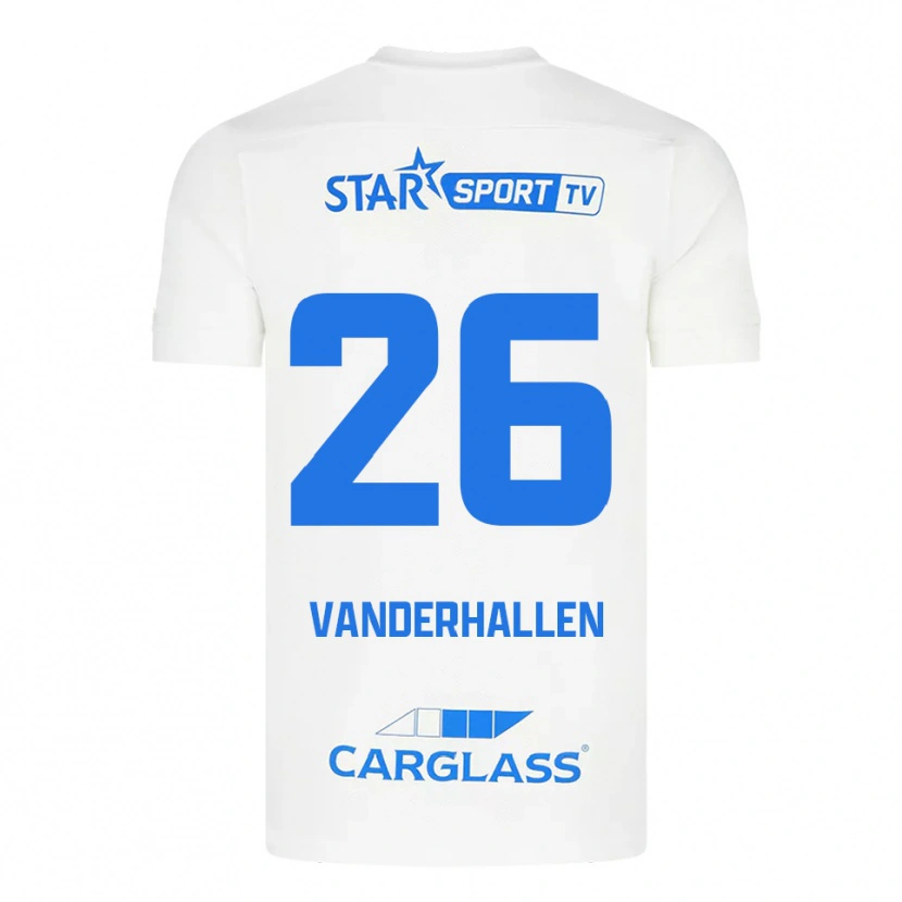 Danxen Herren Yari Vanderhallen #26 Weiß Blau Auswärtstrikot Trikot 2025/26 T-Shirt Österreich