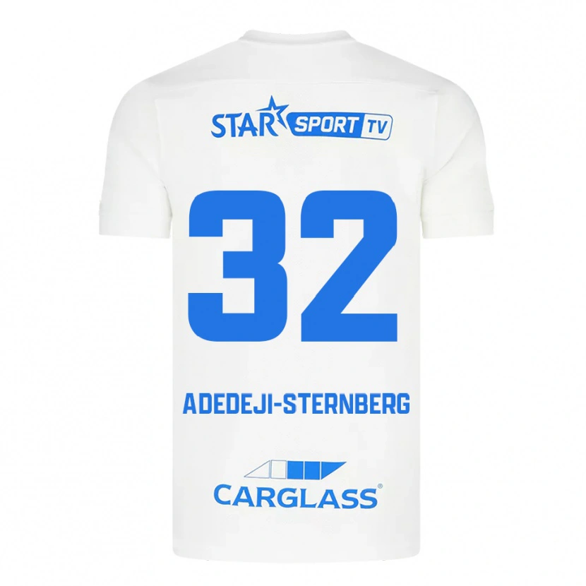 Danxen Herren Noah Adedeji-Sternberg #32 Weiß Blau Auswärtstrikot Trikot 2025/26 T-Shirt Österreich