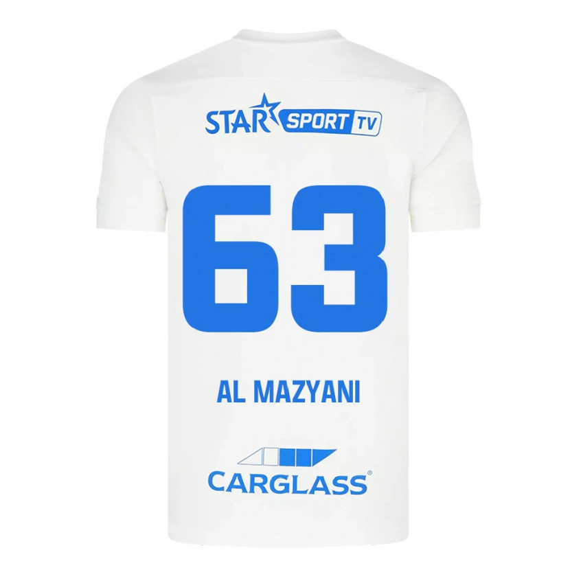 Danxen Herren Faissal Al Mazyani #63 Weiß Blau Auswärtstrikot Trikot 2025/26 T-Shirt Österreich
