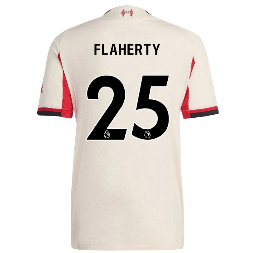 Danxen Herren Gilly Flaherty #25 Weiß Schwarz Auswärtstrikot Trikot 2025/26 T-Shirt Österreich