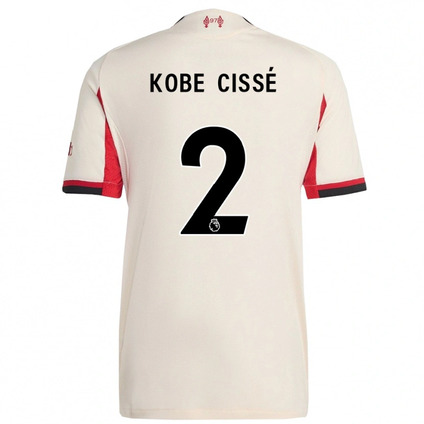 Danxen Herren Prince Kobe Cissé #2 Weiß Schwarz Auswärtstrikot Trikot 2025/26 T-Shirt Österreich