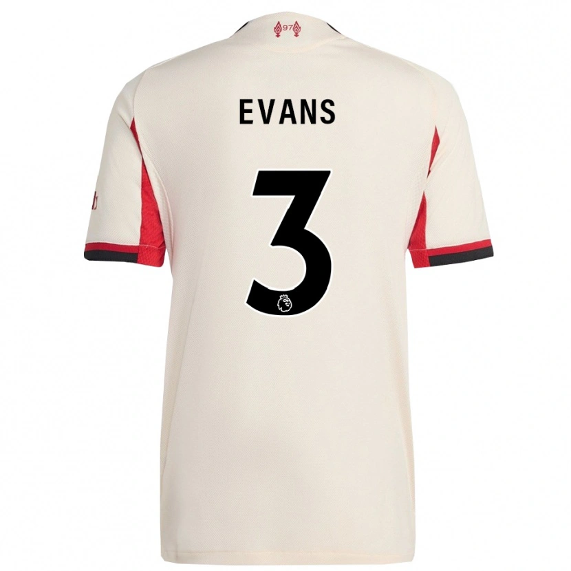 Danxen Herren Gemma Evans #3 Weiß Schwarz Auswärtstrikot Trikot 2025/26 T-Shirt Österreich