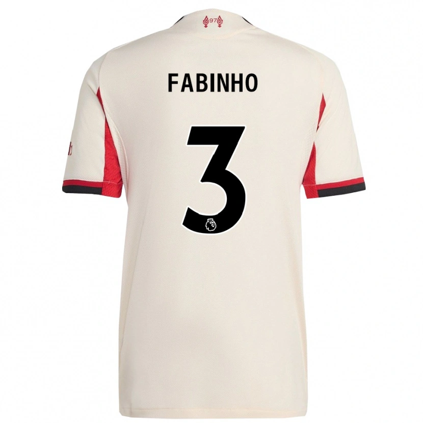 Danxen Herren Fabinho #3 Weiß Schwarz Auswärtstrikot Trikot 2025/26 T-Shirt Österreich
