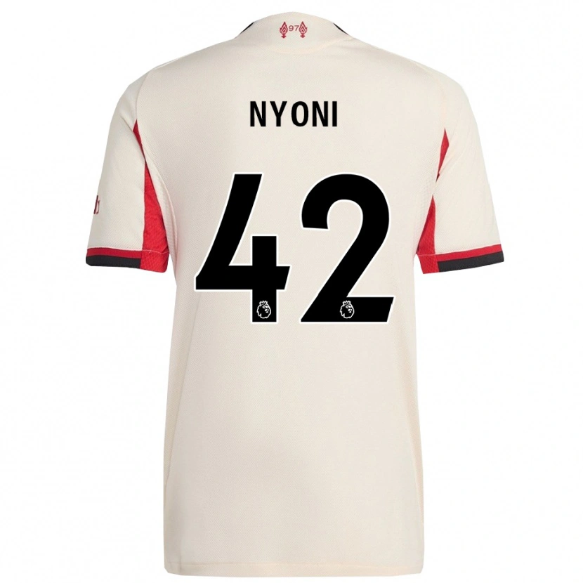 Danxen Herren Trey Nyoni #42 Weiß Schwarz Auswärtstrikot Trikot 2025/26 T-Shirt Österreich
