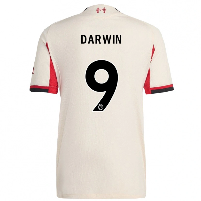 Danxen Herren Darwin Núñez #9 Weiß Schwarz Auswärtstrikot Trikot 2025/26 T-Shirt Österreich