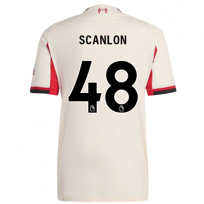 Danxen Herren Calum Scanlon #48 Weiß Schwarz Auswärtstrikot Trikot 2025/26 T-Shirt Österreich