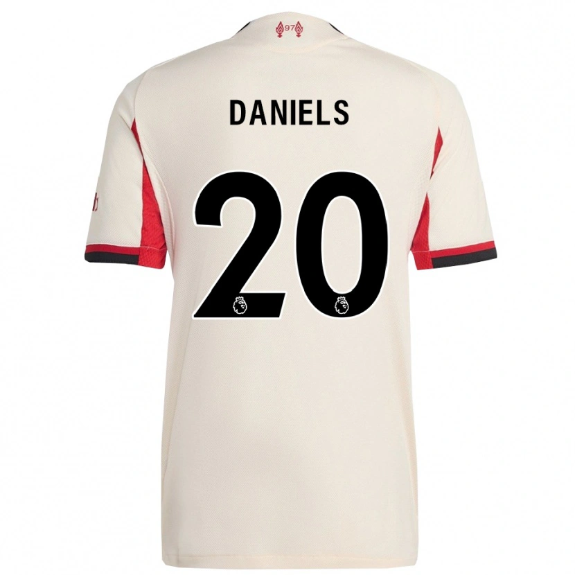 Danxen Herren Yana Daniels #20 Weiß Schwarz Auswärtstrikot Trikot 2025/26 T-Shirt Österreich