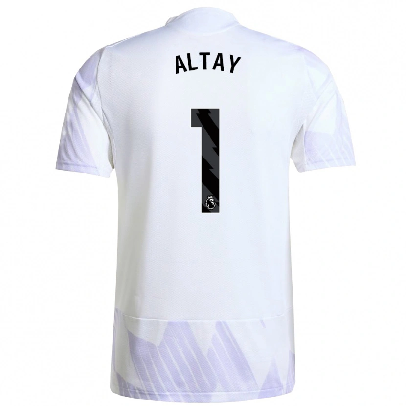 Danxen Herren Altay Bayındır #1 Weiß Lila Lila Auswärtstrikot Trikot 2025/26 T-Shirt Österreich