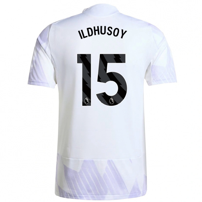 Danxen Herren Celin Bizet Ildhusøy #15 Weiß Lila Lila Auswärtstrikot Trikot 2025/26 T-Shirt Österreich