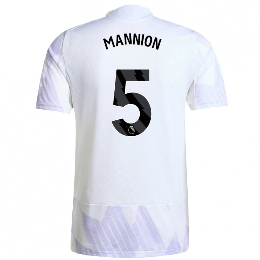 Danxen Herren Aoife Mannion #5 Weiß Lila Lila Auswärtstrikot Trikot 2025/26 T-Shirt Österreich
