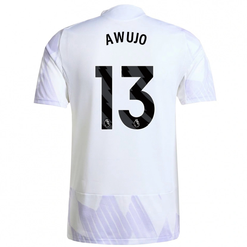 Danxen Herren Simi Awujo #13 Weiß Lila Lila Auswärtstrikot Trikot 2025/26 T-Shirt Österreich