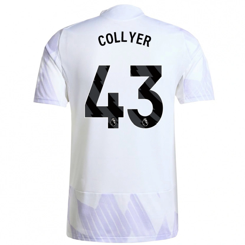Danxen Herren Toby Collyer #43 Weiß Lila Lila Auswärtstrikot Trikot 2025/26 T-Shirt Österreich