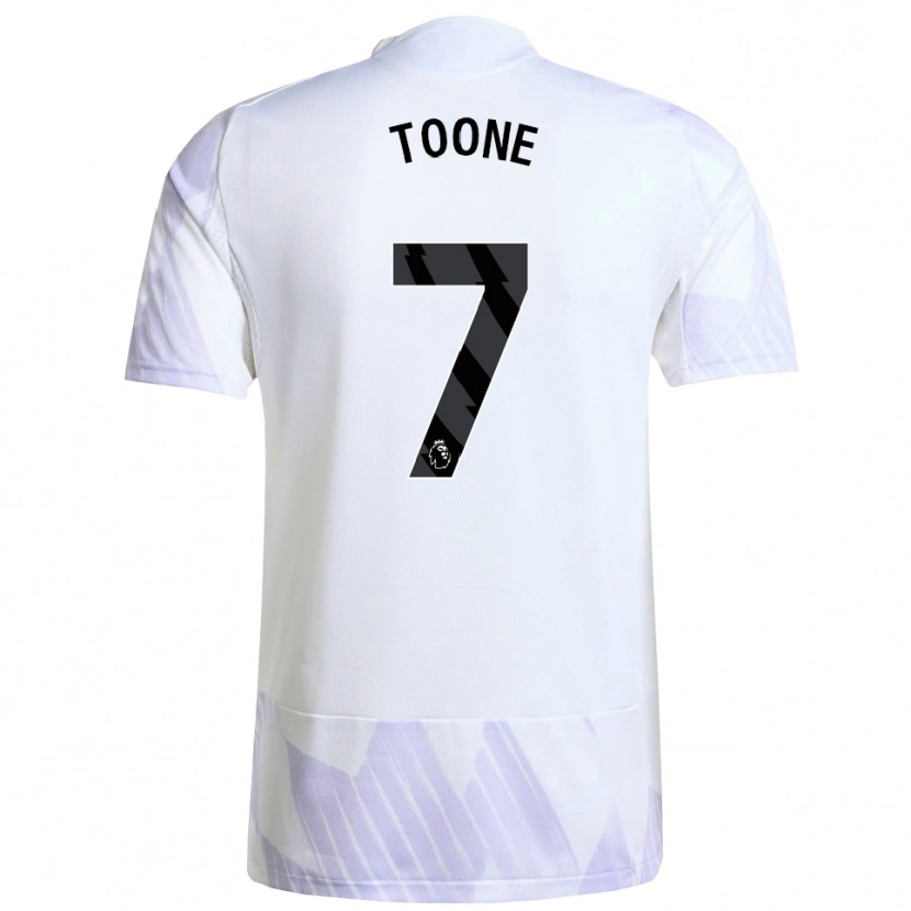 Danxen Herren Ella Toone #7 Weiß Lila Lila Auswärtstrikot Trikot 2025/26 T-Shirt Österreich