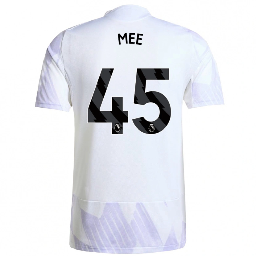 Danxen Herren Dermot Mee #45 Weiß Lila Lila Auswärtstrikot Trikot 2025/26 T-Shirt Österreich