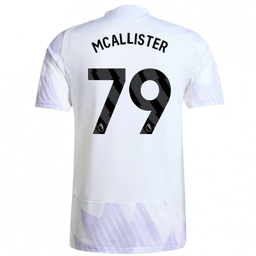 Danxen Herren Finley Mcallister #79 Weiß Lila Lila Auswärtstrikot Trikot 2025/26 T-Shirt Österreich