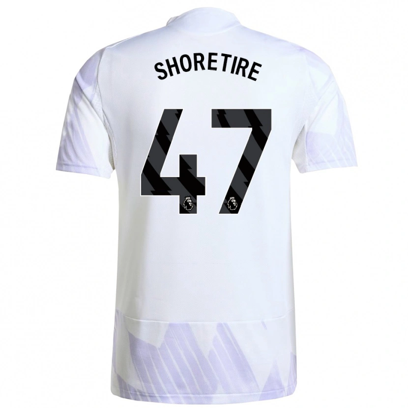 Danxen Herren Shola Shoretire #47 Weiß Lila Lila Auswärtstrikot Trikot 2025/26 T-Shirt Österreich