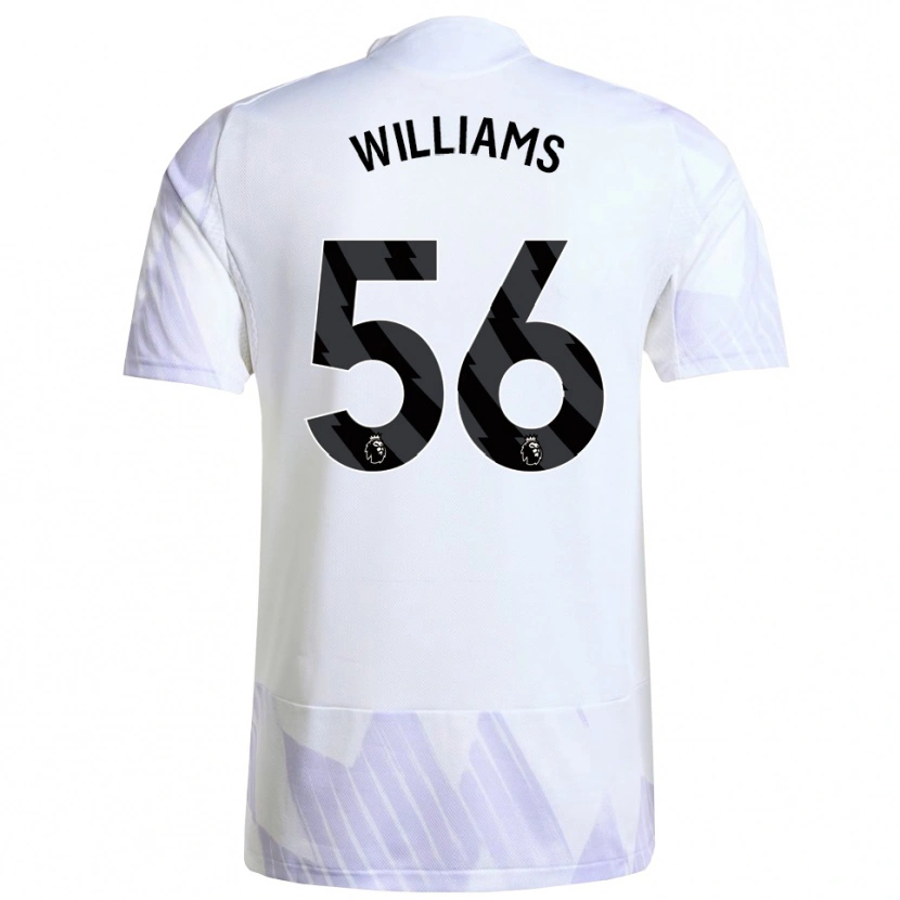 Danxen Herren Ethan Williams #56 Weiß Lila Lila Auswärtstrikot Trikot 2025/26 T-Shirt Österreich