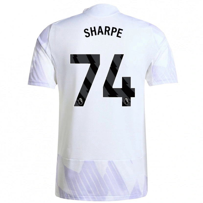 Danxen Herren Malachi Sharpe #74 Weiß Lila Lila Auswärtstrikot Trikot 2025/26 T-Shirt Österreich