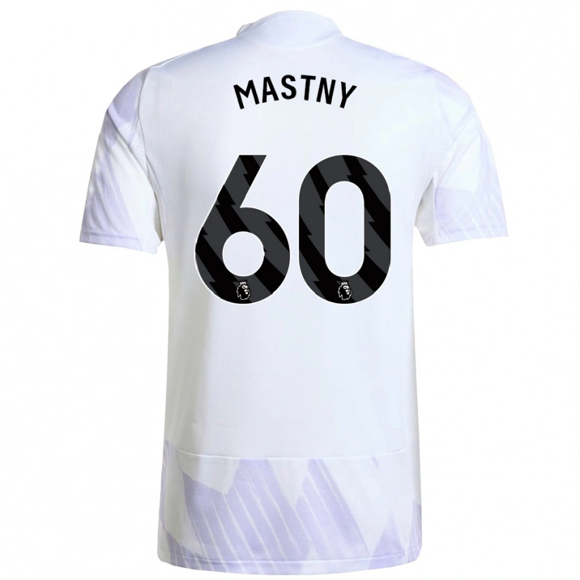 Danxen Herren Ondrej Mastny #60 Weiß Lila Lila Auswärtstrikot Trikot 2025/26 T-Shirt Österreich
