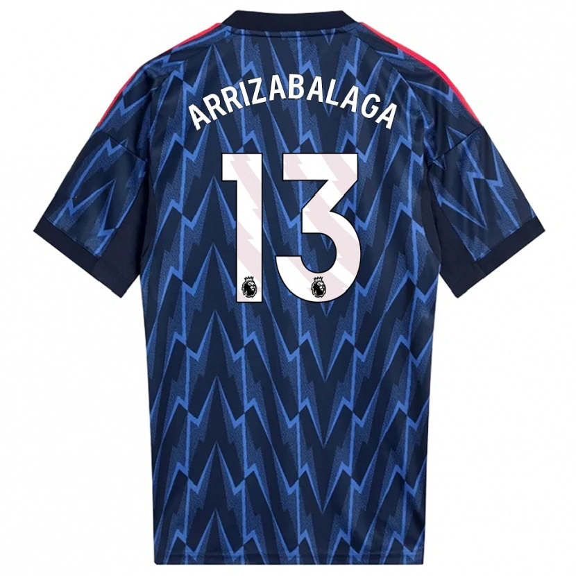 Danxen Herren Kepa Arrizabalaga #13 Marine Rot Auswärtstrikot Trikot 2025/26 T-Shirt Österreich
