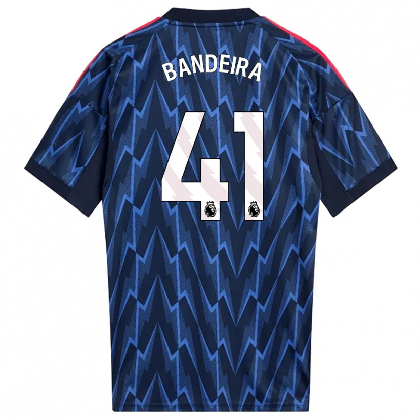 Danxen Herren Mauro Bandeira #41 Marine Rot Auswärtstrikot Trikot 2025/26 T-Shirt Österreich
