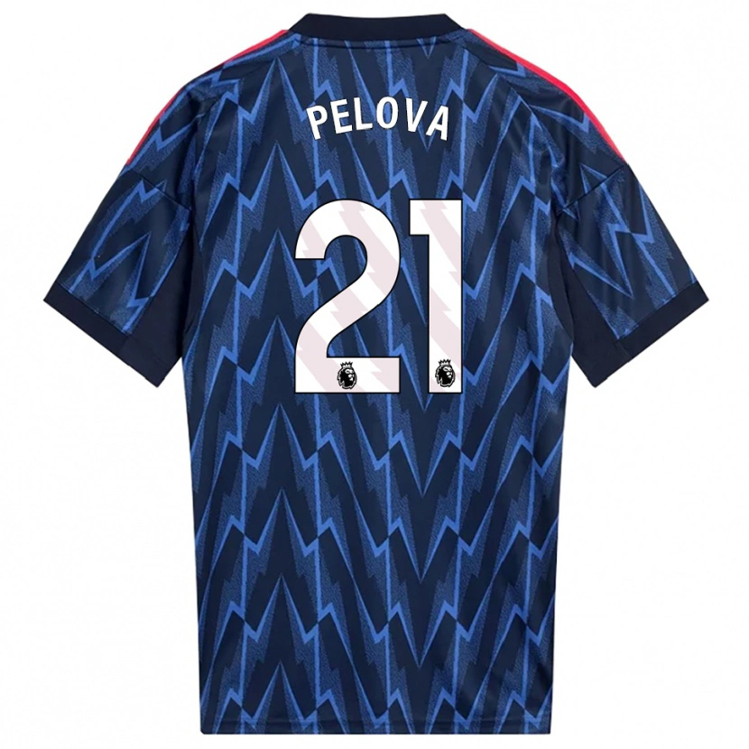 Danxen Herren Victoria Pelova #21 Marine Rot Auswärtstrikot Trikot 2025/26 T-Shirt Österreich