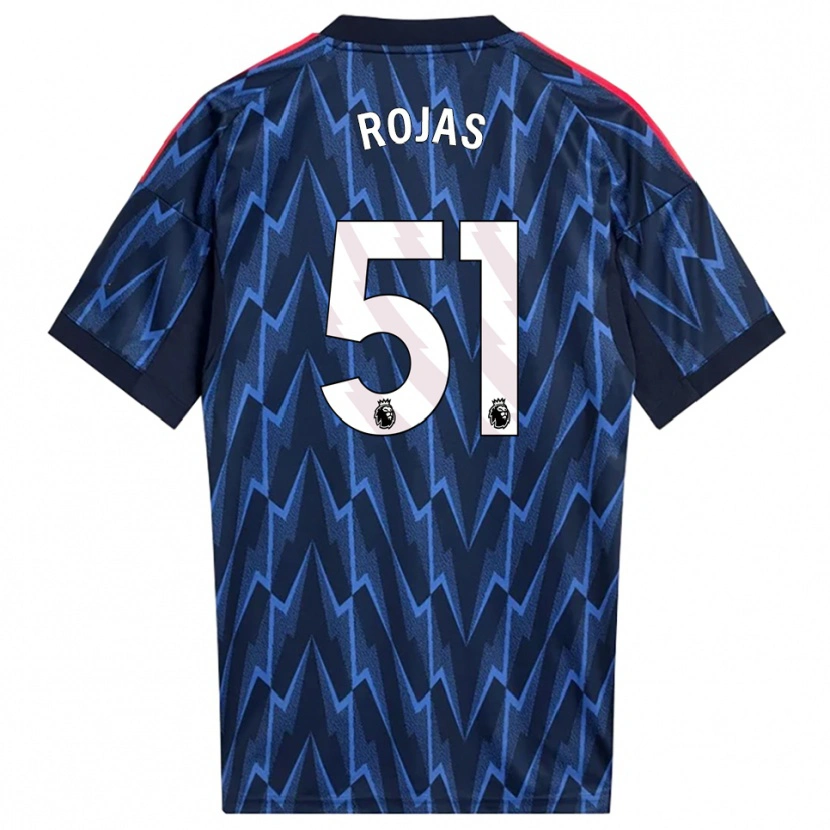 Danxen Herren Alexéi Rojas #51 Marine Rot Auswärtstrikot Trikot 2025/26 T-Shirt Österreich