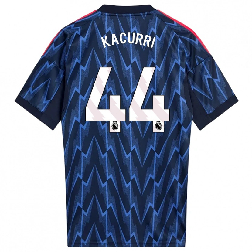Danxen Herren Maldini Kacurri #44 Marine Rot Auswärtstrikot Trikot 2025/26 T-Shirt Österreich