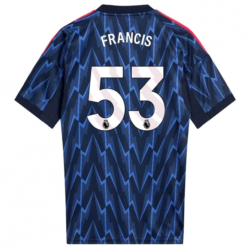 Danxen Herren Jack Henry Francis #53 Marine Rot Auswärtstrikot Trikot 2025/26 T-Shirt Österreich