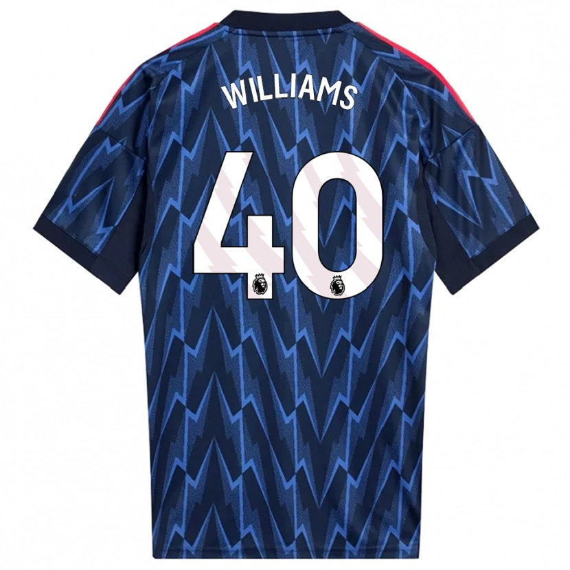 Danxen Herren Naomi Williams #40 Marine Rot Auswärtstrikot Trikot 2025/26 T-Shirt Österreich