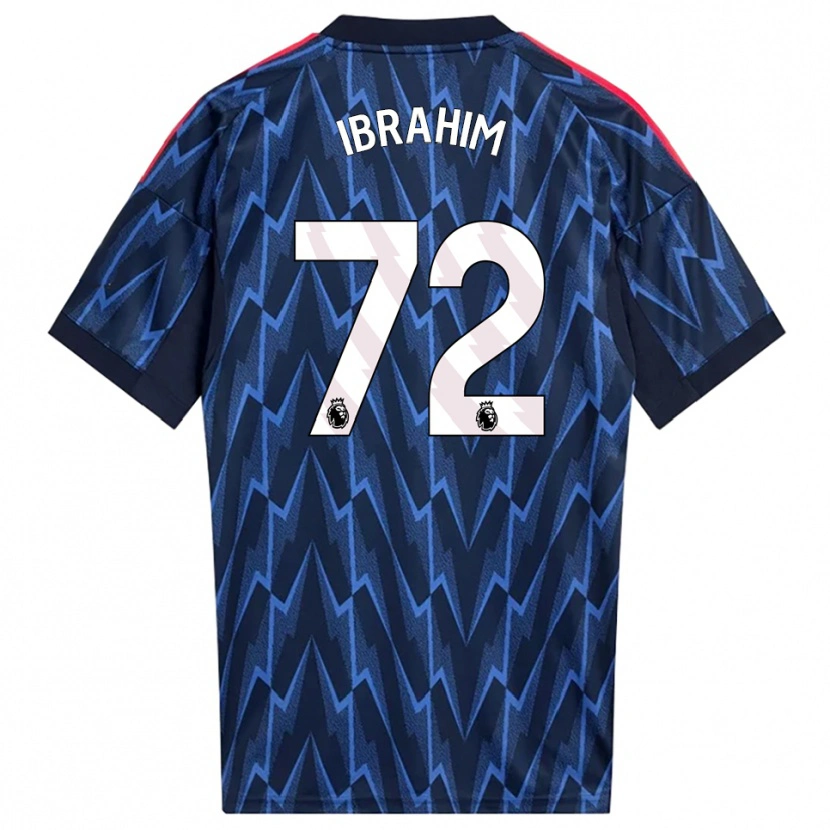 Danxen Herren Ife Ibrahim #72 Marine Rot Auswärtstrikot Trikot 2025/26 T-Shirt Österreich