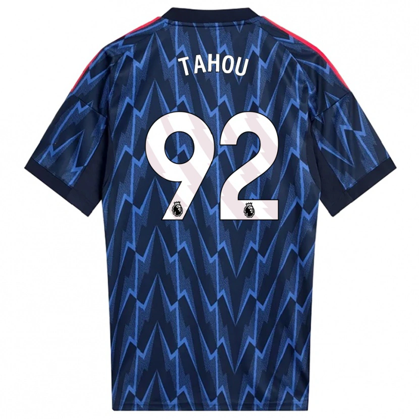 Danxen Herren Joshua Tahou #92 Marine Rot Auswärtstrikot Trikot 2025/26 T-Shirt Österreich