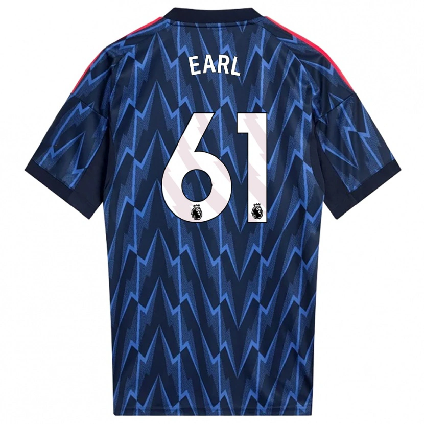 Danxen Herren Madison Earl #61 Marine Rot Auswärtstrikot Trikot 2025/26 T-Shirt Österreich