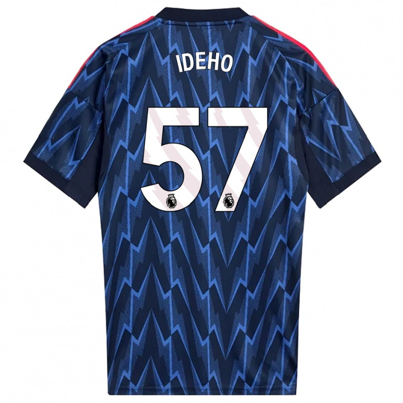 Danxen Herren Joel Ideho #57 Marine Rot Auswärtstrikot Trikot 2025/26 T-Shirt Österreich
